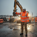 Premium High-Performance Hi-Vis Orange Bomber Jacket with Waterproof and Breathable Fabric for Ultimate Comfort and Visibility