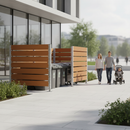 Premium Heavy Duty Cladding for Custom Modular Enclosures and Dividers with High-Pressure Laminate or Sheet Steel