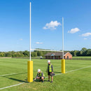 Hinged Aluminium Rugby Goal Posts – Professional Rugby Posts for Clubs, Schools & Sports Facilities
