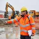 Premium Waterproof Hi-Vis Jacket for Rail Work - Lightweight, Eco-Friendly, and Breathable with Removable Hood