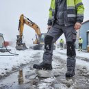 Premium Heavy Duty Work Boot with Ankle Support, Breathable Fabric, and Durable Soleplate for Tough Environments
