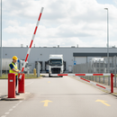 Premium Compact Barrier Gate with Aluminium Arms and Self-Latching Lock for Vehicle Access Restriction