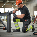 Premium Durable Hi-Vis Trousers with Two-Way Stretch and Holster Pockets for Enhanced Mobility and Comfort