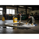 Professional Oil and Fuel Spill Kit - Yellow Plastic Drum - 90L