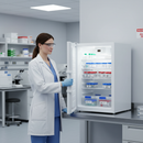 Premium Basic Laboratory Refrigerator with Internal Light, Auto Defrost, and Adjustable Temperature Control for Safe Cold Storage