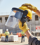 Premium Hard Hat Adaptor for High-Performance Visor System - Durable and Reliable Safety Gear