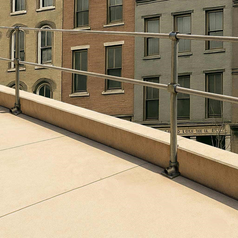 Roof Edge Intermediate Set – Premium Safety Barrier for Industrial & Commercial Roofs!