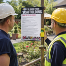 Scaffolding Inspection Poster – 420mm x 594mm – Synthetic Paper – Indoor/Outdoor