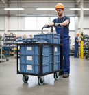 160mm Diameter Premium Wheel with Grey Rubber Tyre