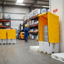Heavy Duty Framed Cover for Spillpallet for 205L Drums - Yellow
