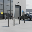Heavy Duty Telescopic Parking Post with Push Button Lock for Vehicle Security and Access Control