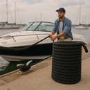 8mm Black Polypropylene 3-Strand Rope – Heavy-Duty, Weatherproof & UV-Resistant | 50m Coil