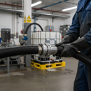 Premium Aluminium Suction Coupling with Ribbed Hose Tail for Water and Powder Transfer