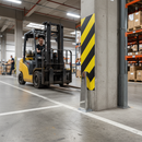 Premium Corner Protection Post 600mm Height - Heavy Duty Mild Steel for Equipment Protection