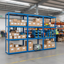 Heavy Duty Shelving Unit - 1600mm High - 200/280kg Capacity - Blue Finish