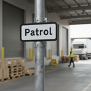 Premium Permanent Road Sign - Patrol Supplementary Plate for School Crossings with Custom Text Sizes
