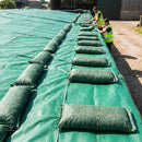 Premium Standard Gravel Bags - 50pcs for Effective Silage Sealing, 1.2m x 0.27m Size, Robust Woven Material