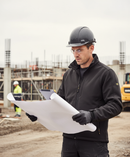 Premium Softshell Jacket with Poly Fleece Lining, Adjustable Cuffs and Hem, Perfect for Outdoor Work