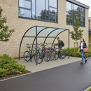 Premium Curved Roof Multipurpose Shelter with Galvanised Steel Frame and Custom Length Options from 1m to 5m