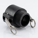 3in NPT Male Cam Lever Coupler – Polypropylene & Stainless Steel (view 2)