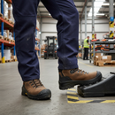 Premium Heavy Duty Safety Boot with Ceramic Toe Cap, Slip-Resistant, and Ankle Support for Construction and Industrial Use