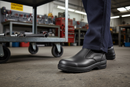 Premium Ladies Slip On Shoe with 200 Joule Steel Toe Cap, Shock Absorber Heel, and Slip Resistant Leather Upper