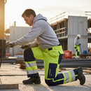 Premium Hi-Vis Winter Trousers with Taped Seams, Waterproof and Windproof, Functional Pockets for Ultimate Comfort
