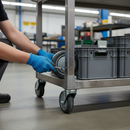 125mm Grey Antistatic Wheel 8mm - Premium Quality for Optimal Performance