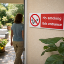 No Smoking Sign – 1mm Rigid Plastic – Indoor & Outdoor Safety