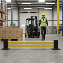 Premium Low-Level Hybrid Barrier Corner Kit for Racking Protection with Adjustable Length Options