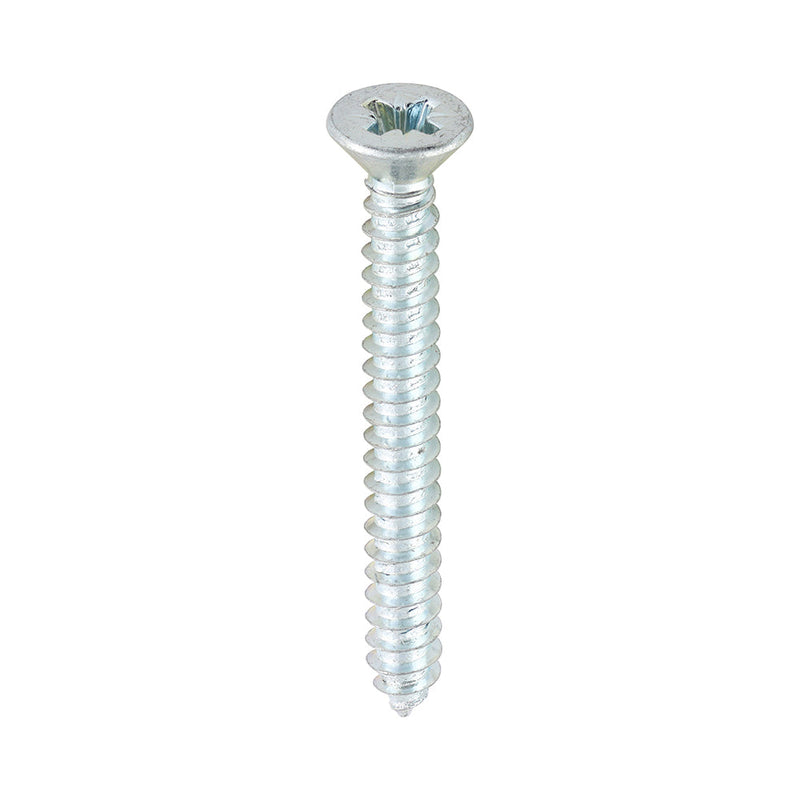 Self-Tapping Screws - PZ - Countersunk - Zinc - 8 x 1 1/2