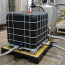 1000L Reconditioned IBC Container – Black Bottle, 3in Valve, Steel Pallet, Grade A