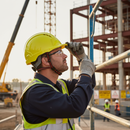 Premium Vented Safety Helmet with Ratchet Adjustment and Micro Peak