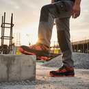 Premium Heavy Duty Safety Shoe with Aluminum Toe Cap and Textile Nail Protection for Outdoor Work