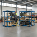 Premium Industrial Shelving Unit - 1980mm High - 400kg Capacity - Chipboard