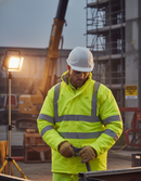 Premium Fire Retardant Hi-Vis Anti-Static Padded Jacket with Adjustable Features and Reflective Tape for Enhanced Safety