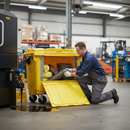 Professional Maintenance Spill Kit 4 Wheeled Drop Front Bin - 1000L