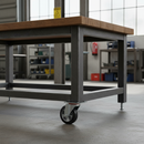 160mm Heavy Duty Swivel Plate Castor with Elastic Rubber Wheels