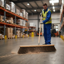 Premium Medium Platform Broom with Bassine Fill, 610mm Cleaning Width for Industrial Use