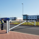 Premium Double Leaf Swinging Access Gate for Traffic Management - Durable Steel Construction, Secure Locking Mechanism, Ideal for Low Volume Areas