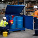 Industrial Drum Storage Unit – 1420mm x 1345mm x 1290mm – Heavy Duty Steel – Warehouse Use