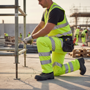 Premium High Visibility Combat Trousers with Teflon Coating, Durable Twill Fabric and Reflective Piping for Enhanced Safety