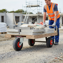 260mm Heavy Duty Swivel Plate Castor Puncture Proof with Microcellular Wheel