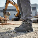 Premium High Safety Shoes S1P SRC with Steel Toe Cap and Anti-Slip Sole for Enhanced Protection and Comfort