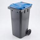 120 Litre Wheeled Recycling Bin with Colour-Coded Lid (view 2)