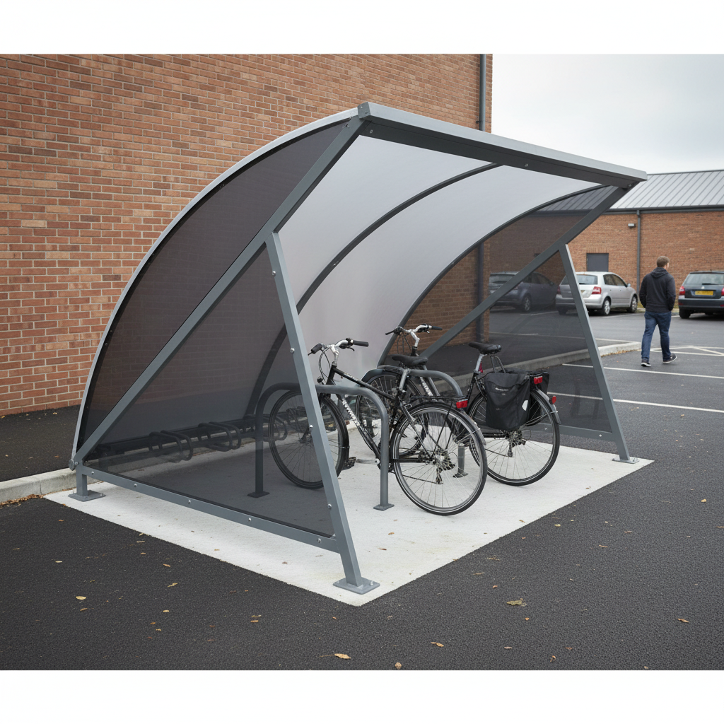 Premium Upper Side Cladding Panels for Bike Shelter - Enhanced Protect