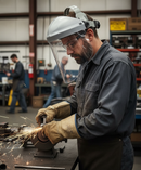 Professional Precision Ratchet Headgear with Adjustable Crown Band and Floating Suspension for Impact Protection