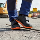 Premium Heavy Duty Safety Shoe with Composite Toe Cap and Nitrile Rubber Outsole for Hot Asphalt Work