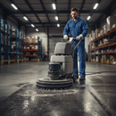 Premium Stripping Floor Pad - Black 430mm - Pack of 5 for Effective Floor Maintenance