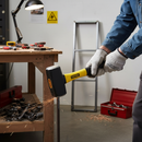 Professional Fibreglass Club Hammer with Rubber Grip - 2.5lb & 4lb Options for Heavy Duty and Delicate Tasks